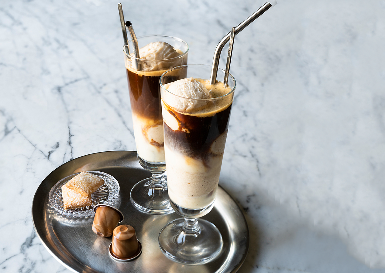 Veganer Wiener Eiskaffee Nespresso Kaffeerezepte Nespresso Rezepte